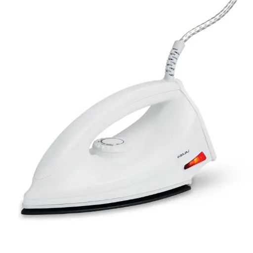 Bajaj DX-6 1000 Watts Dry Iron | Advance Soleplate And Anti-Bacterial German Coating Technology | Thermol Fuse Safety | Auto Shut-Off | Cool Touch Body | 2...